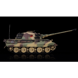 Czołg zdalnie sterowany ASG/IR/dźwięk/dym 1:16 German King Tiger Henschel RTR 2.4Ghz - Heng Long 3888A-1U (S)